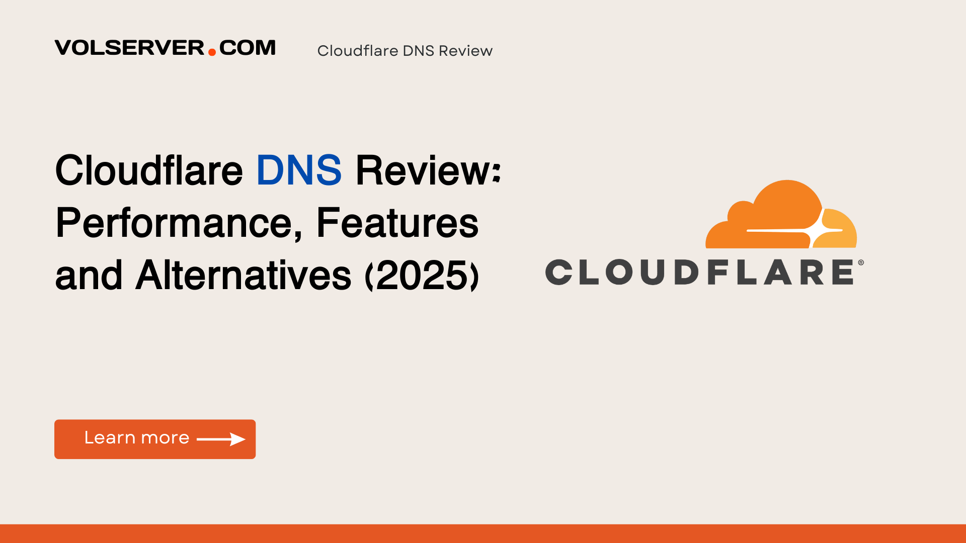 Cloudflare DNS Review