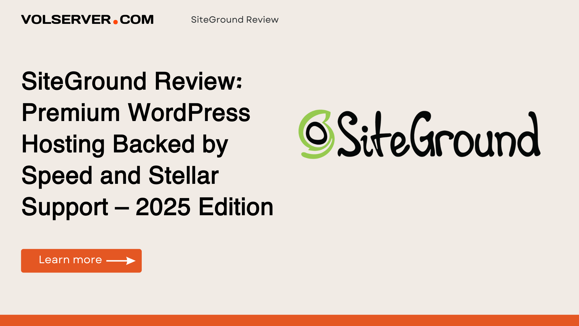 SiteGround Review: Premium WordPress Hosting Backed by Speed and Stellar Support – 2025 Edition